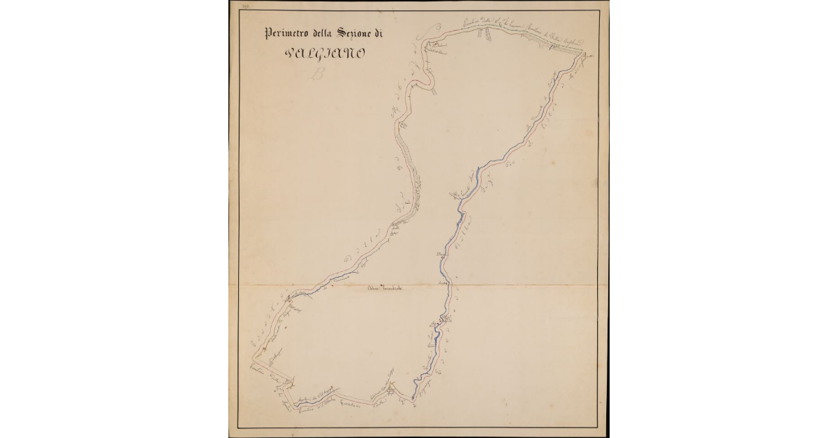 Perimetro della sezione di Valgiano