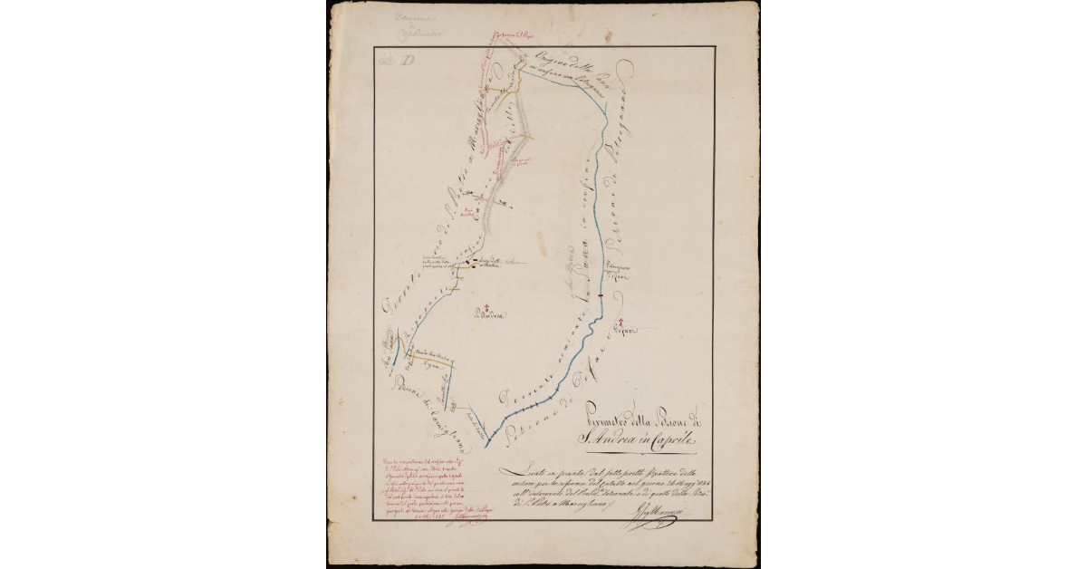 Perimetro della sezione di Sant'Andrea in Caprile