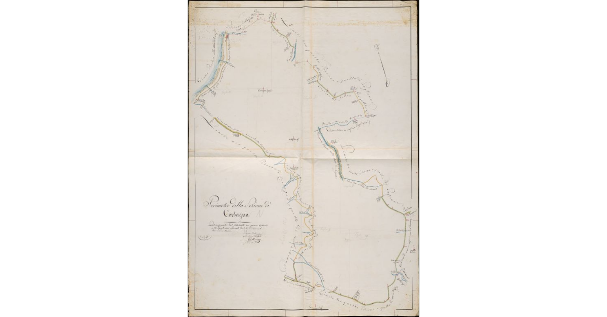 Perimetro della sezione di Corsagna