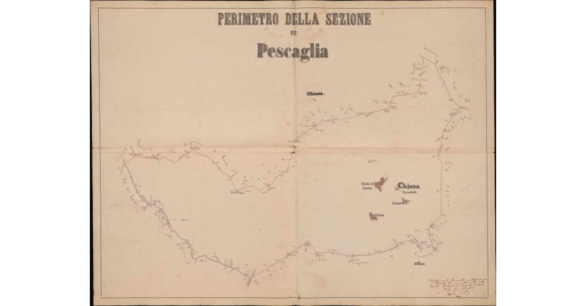 Perimetro della sezione di Pescaglia