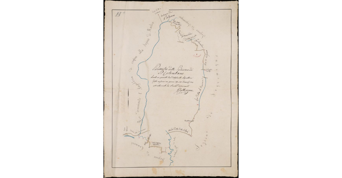 Perimetro della sezione di S. Colombano di Segromigno