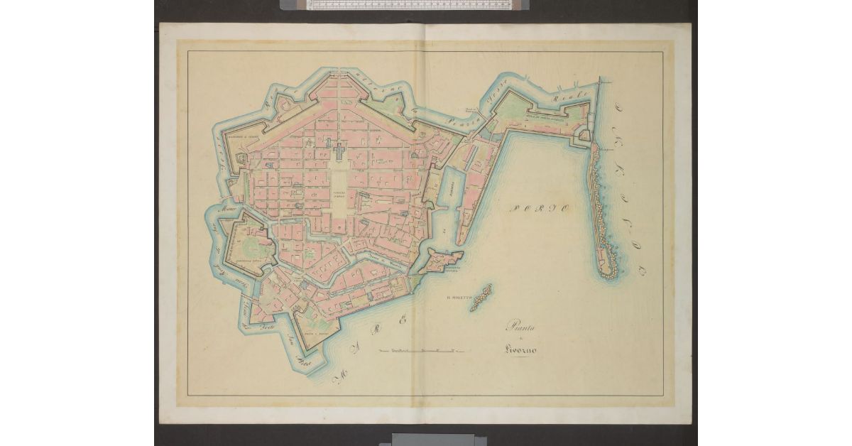 Pianta di Livorno