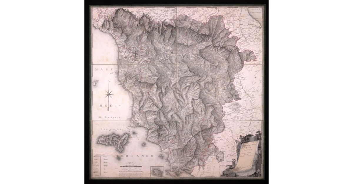 Carta di viaggi fatti in Toscana