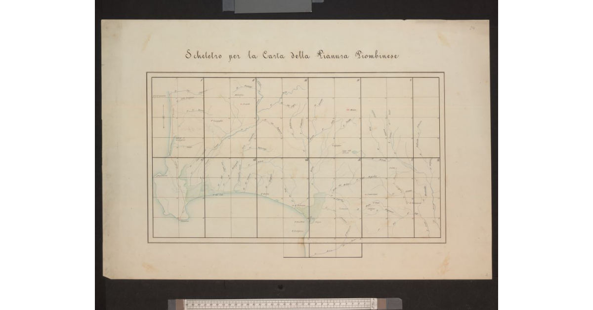 Scheletro per la Carta della Pianura Piombinese