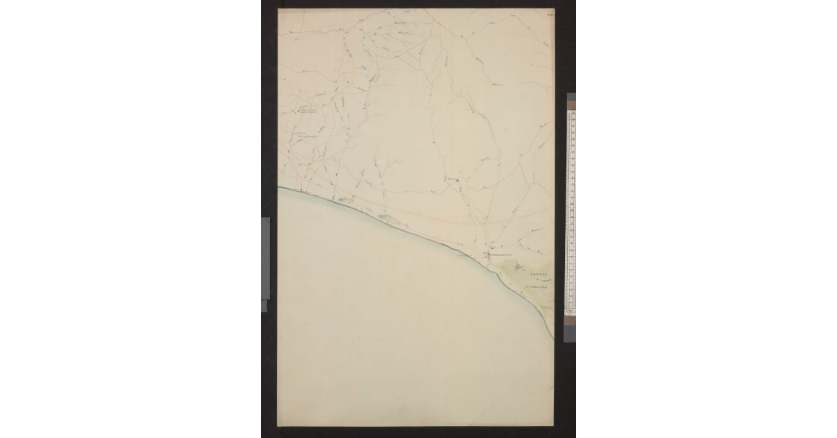 Mappa Topografica della Pianura Piombinese redatta dalle carte del Catasto dall’I. e R. Laboratorio