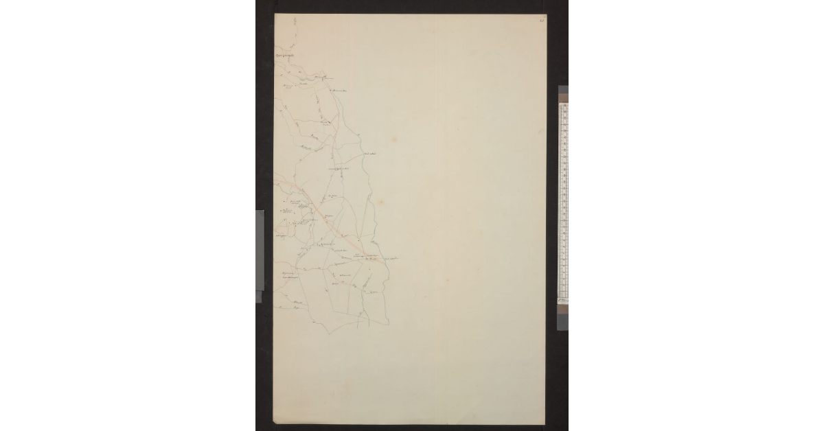 Mappa Topografica della Pianura Piombinese redatta dalle carte del Catasto dall’I. e R. Laboratorio