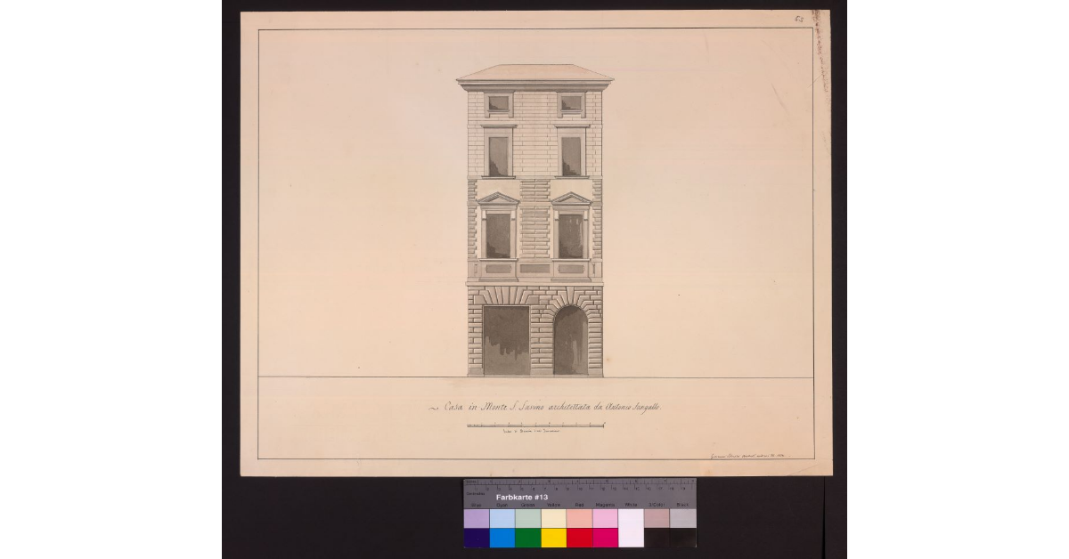 Casa in Monte S. Savino, architettata da Antonio Sangallo