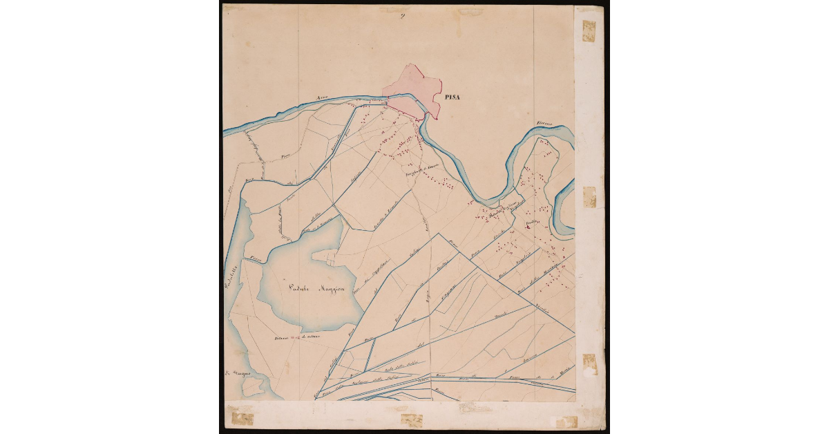 [Tavola 2/6 della pianura meridionale pisana]