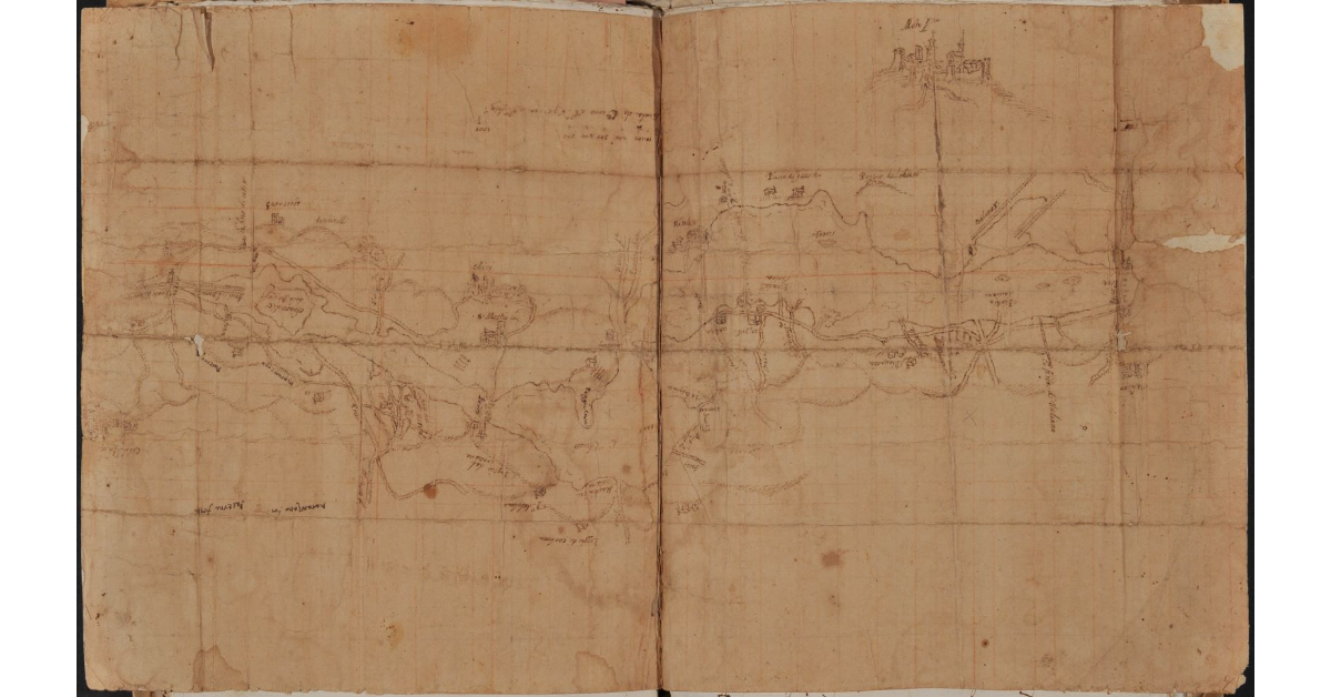 [Pianta della Valdichiana nel territorio di Chiusi]