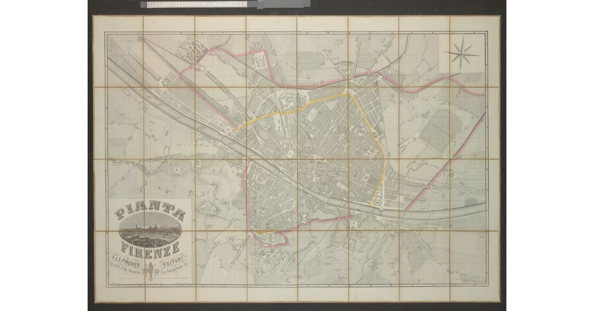Pianta di Firenze