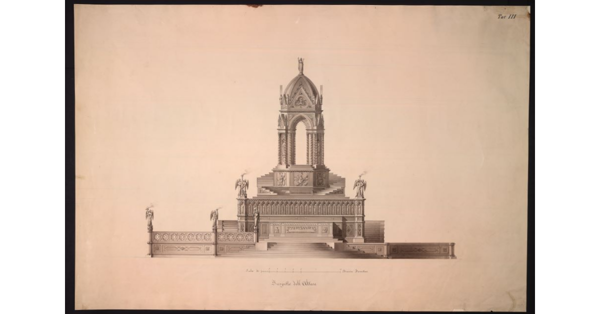 Prospetto dell'altare