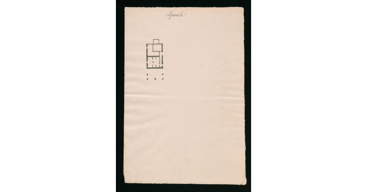 [Planimetria della fabbrica annessa al podere dell'Aquila]