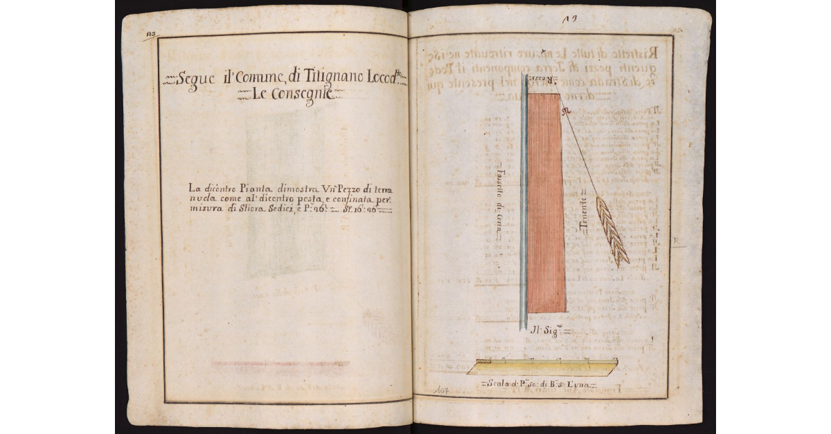 Segue il Comune di Titignano Loco detto le Consegnie