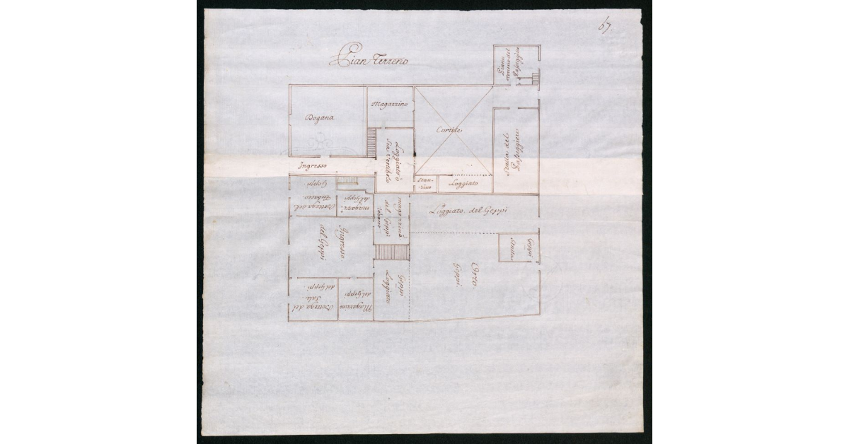 [Piano Terreno di una dogana non identificata]