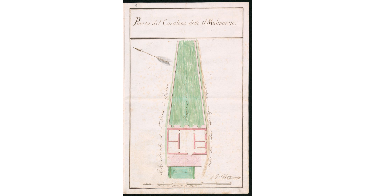 Pianta del Casalone detto il Mulinaccio