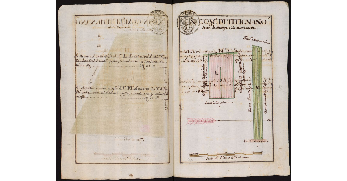 In Comune di Titignano Loco detto la Mattinga o sia Batticavallo