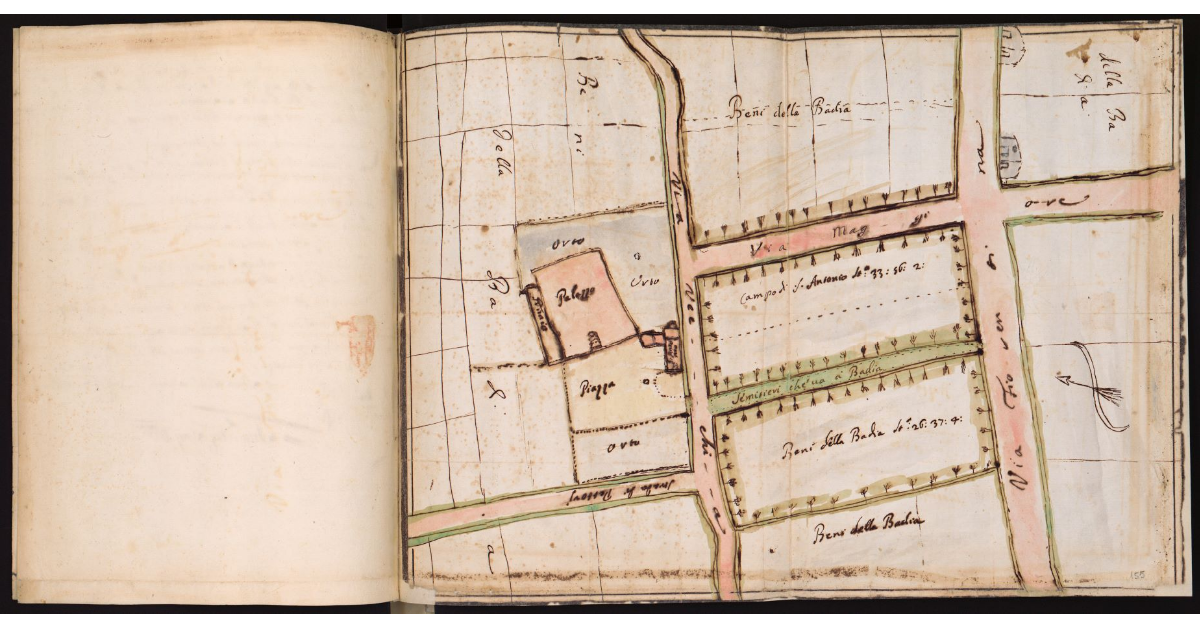 [Pianta della fattoria della Badia San Savino]