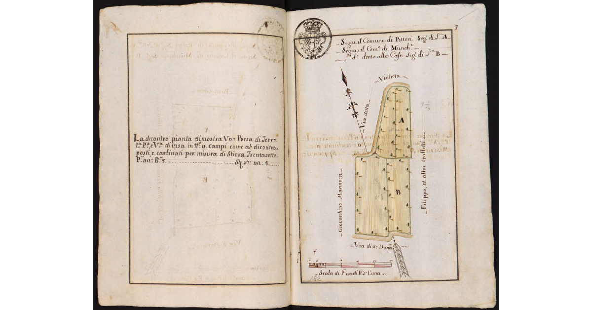 [Terreni nei comuni di Pettore e Munchione] luogo detto Dreto alle Case