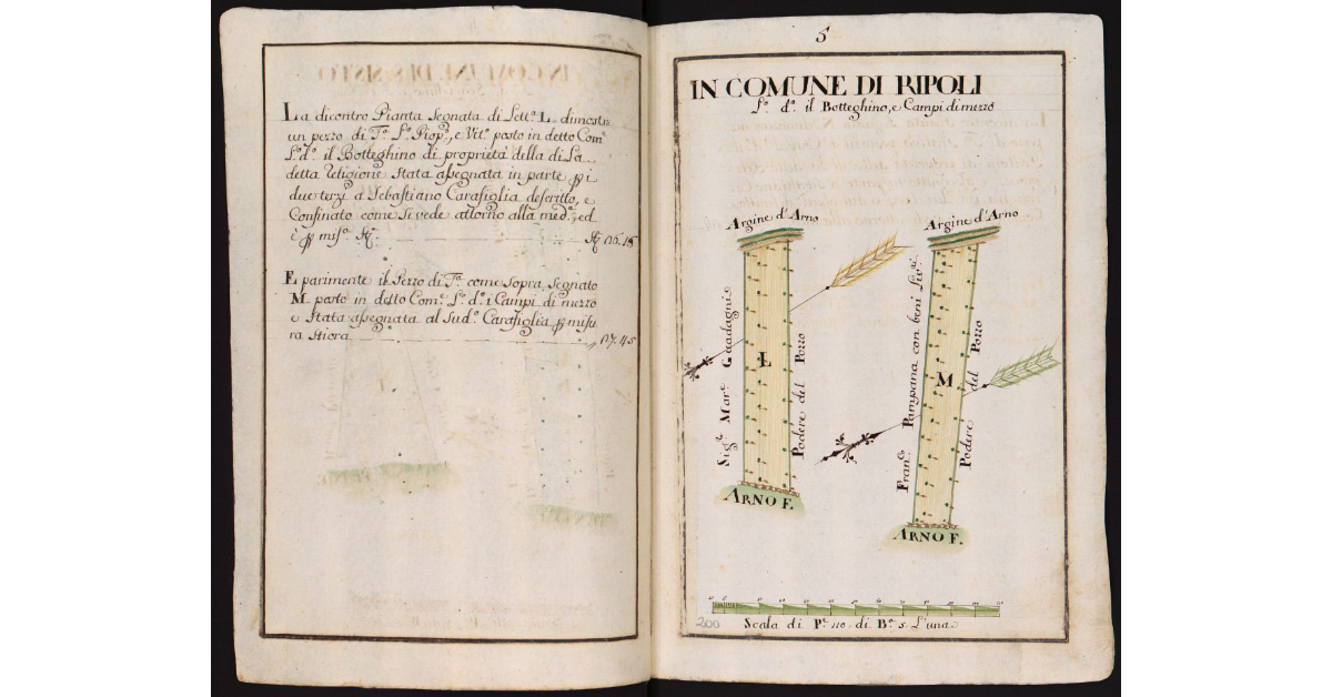 In Comune di Ripoli Loco detto Botteghino e Campi di mezzo