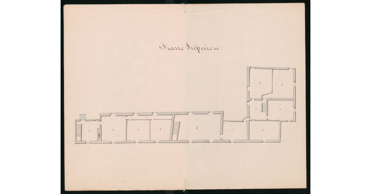 Casa colonica del podere di Legnaia secondo. Piano superiore