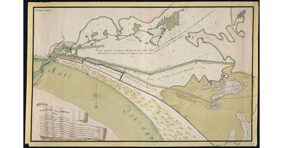 [Planimetria del Padule di Castiglione della Pescaia]