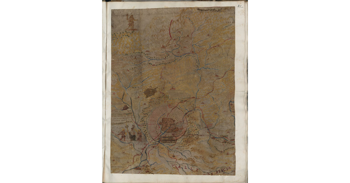 [Carta della Toscana di Leonida Pindemonte]