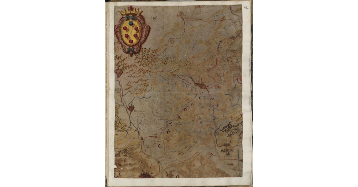 [Carta della Toscana di Leonida Pindemonte]