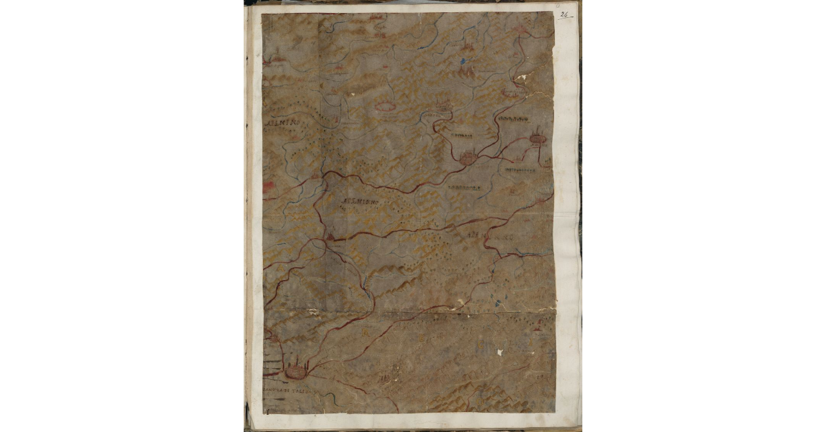 [Carta della Toscana di Leonida Pindemonte]