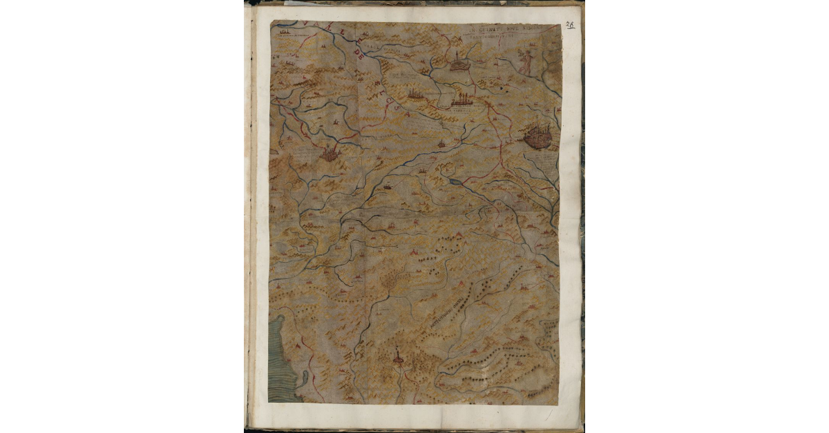 [Carta della Toscana di Leonida Pindemonte]