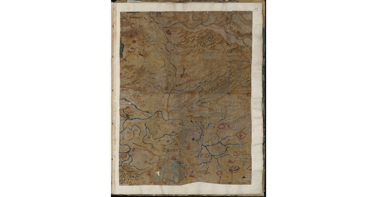 [Carta della Toscana di Leonida Pindemonte]