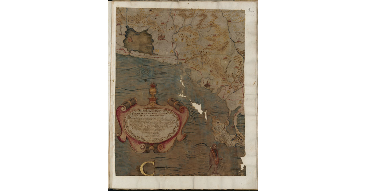 [Carta della Toscana di Leonida Pindemonte]