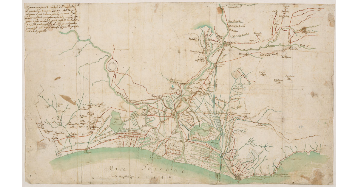 [Pianta del Litorale da Viareggio alla Torre di S. Salvadore]