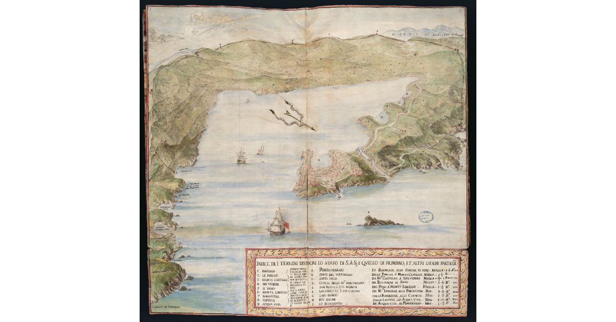 [Veduta di Portoferraio e suo territorio]