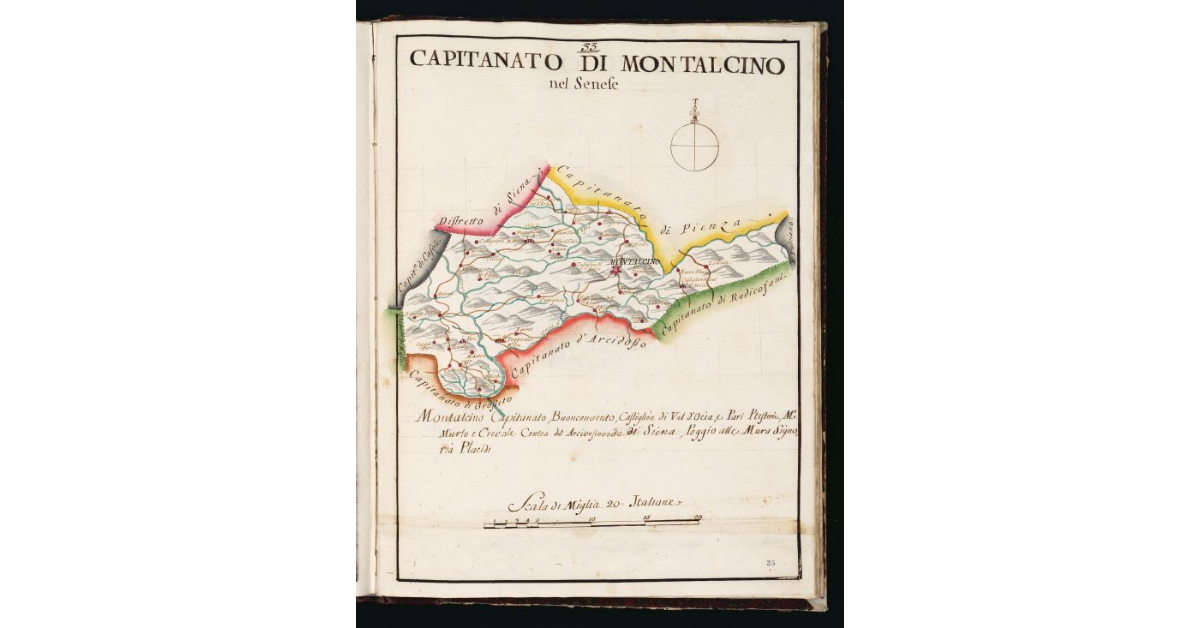 Capitanato di Montalcino nel Senese