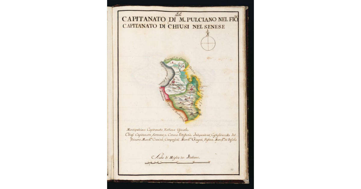 Capitanato di M. Pulciano nel Fiorentino e Capitanato di Chiusi nel Senese