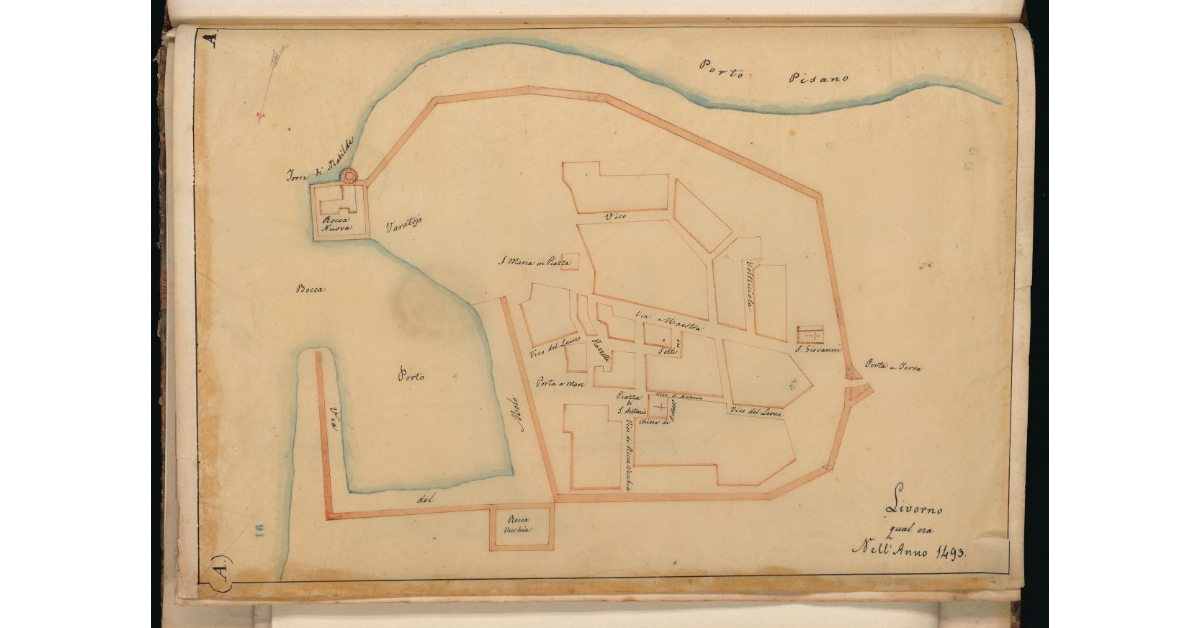 Livorno qual era nell'Anno 1493
