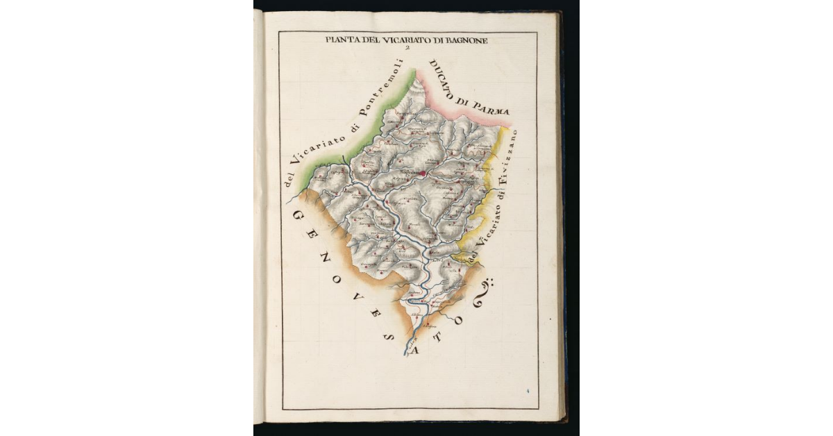 Pianta del Vicariato di Bagnone