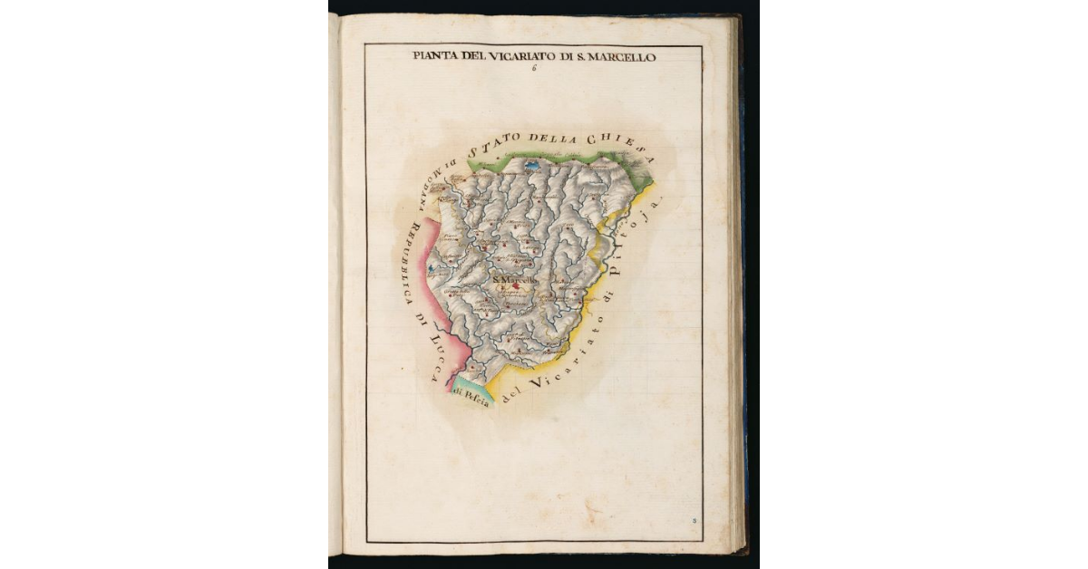 Pianta del Vicariato di S. Marcello