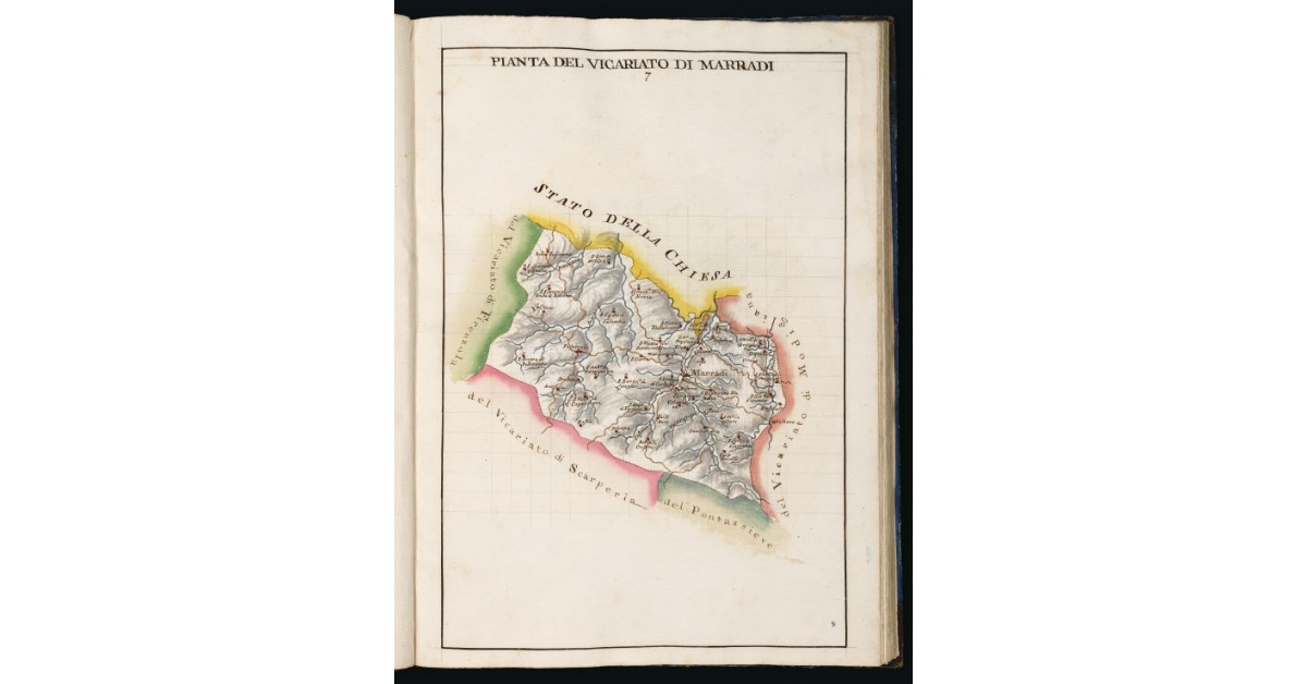 Pianta del Vicariato di Marradi