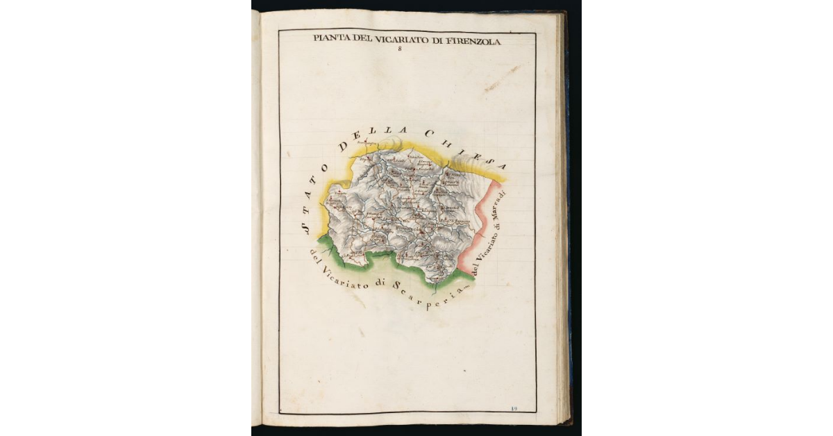 Pianta del Vicariato di Firenzola