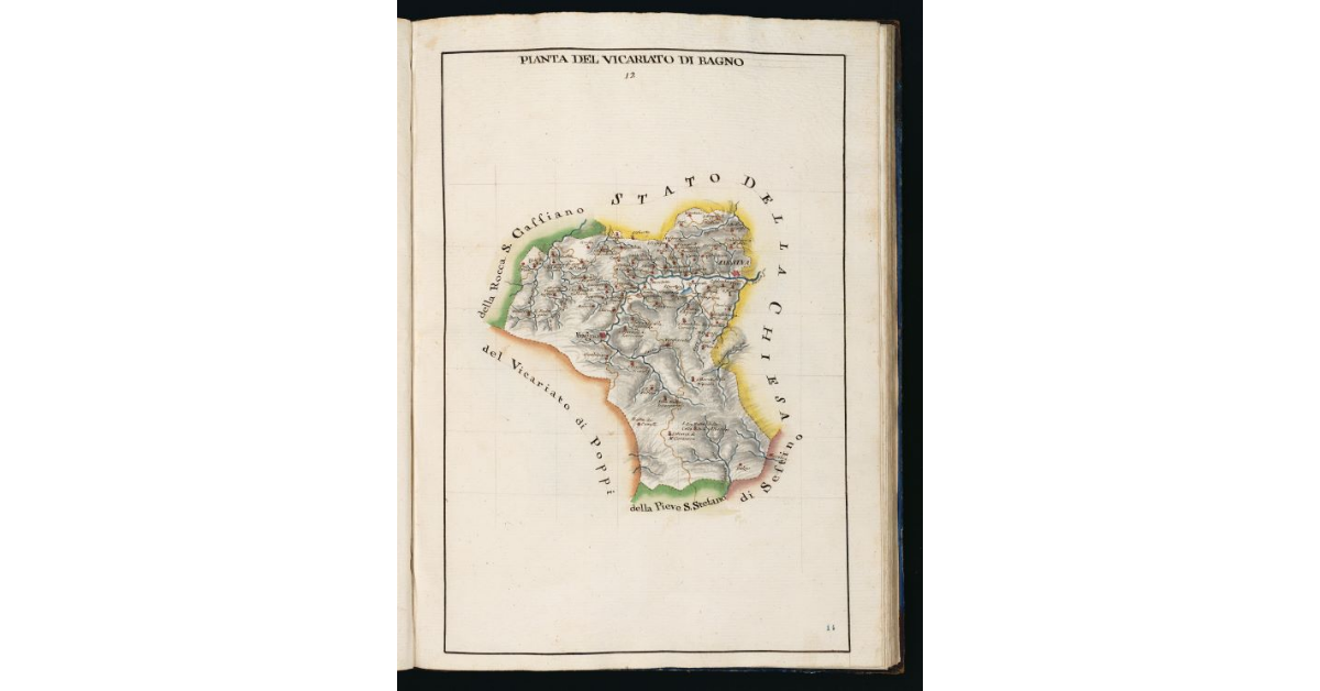 Pianta del Vicariato di Bagno