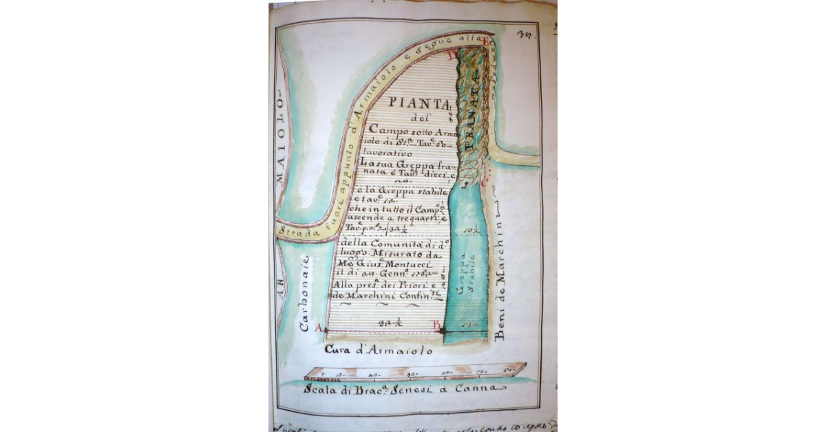 Pianta del' Campo sotto Armaiolo