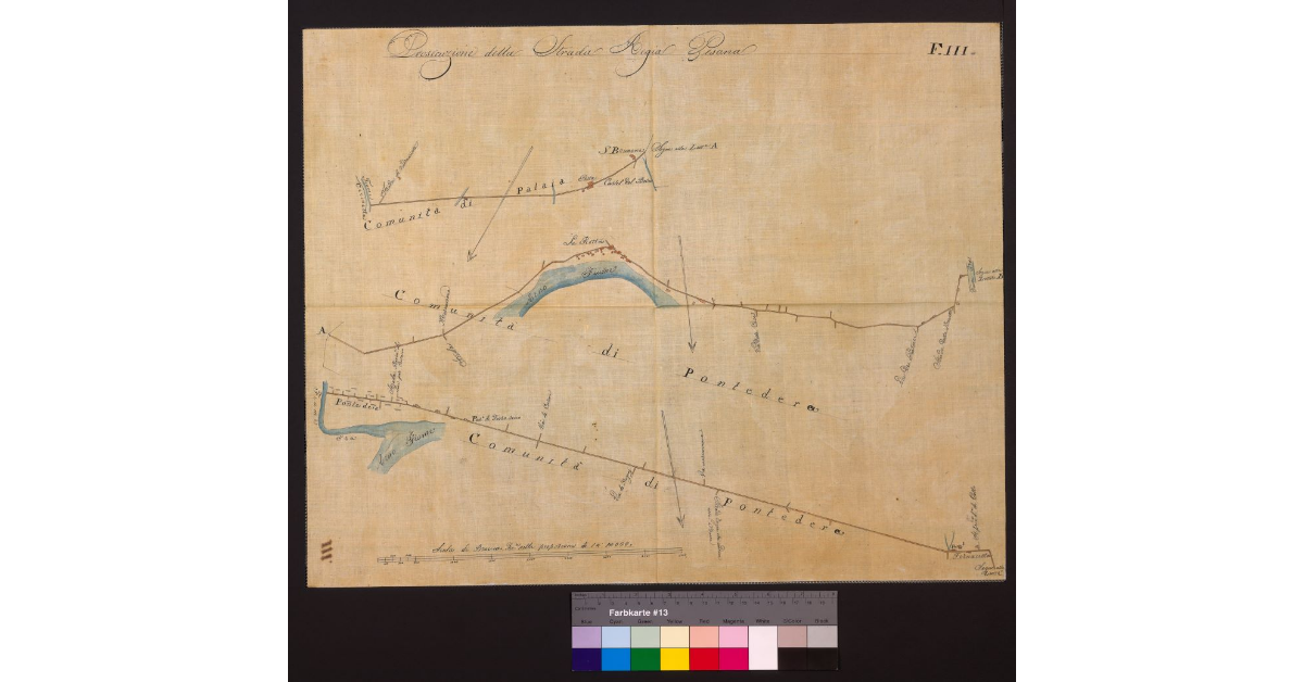 Prosecuzione della Strada Regia Pisana