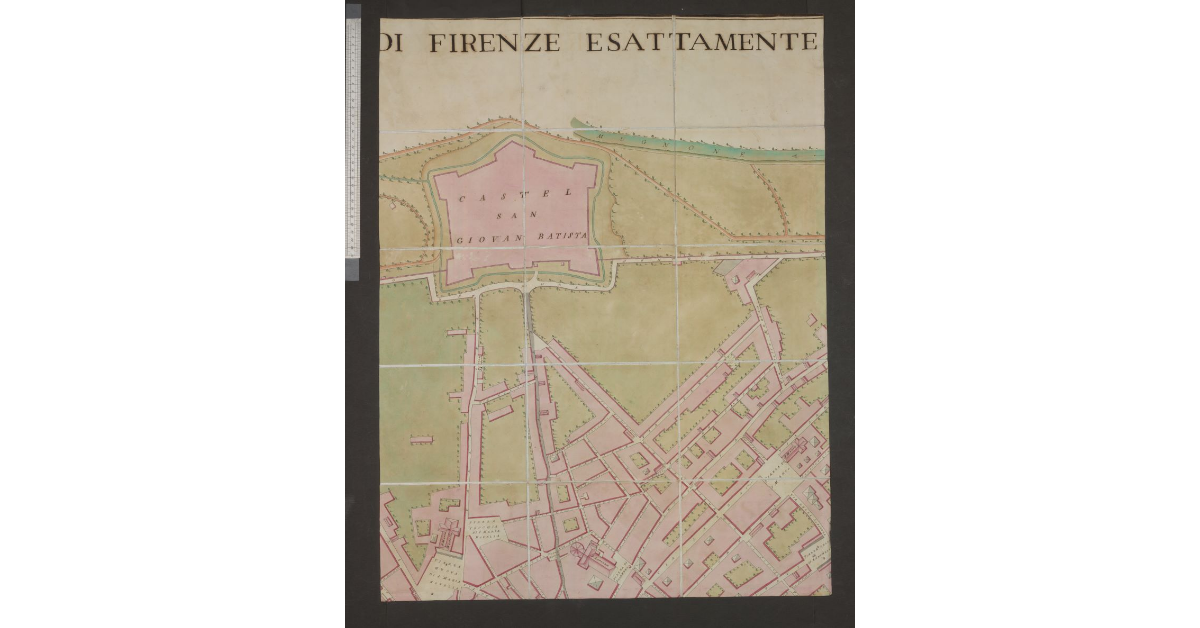 Pianta della Città di Firenze esattamente misurata nell'anno 1778