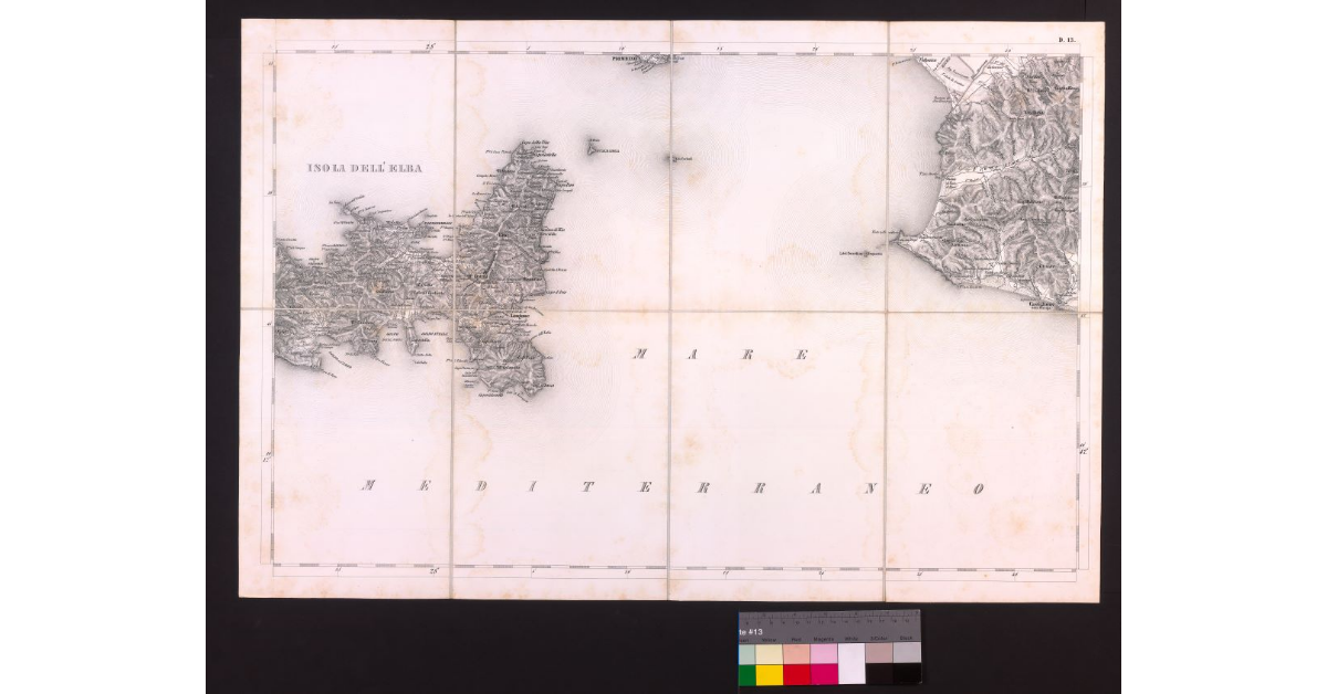 [Tavola D13-Territori dell'isola d'Elba centro-orientale e litorale da Follonica a Castiglione della Pescaia]