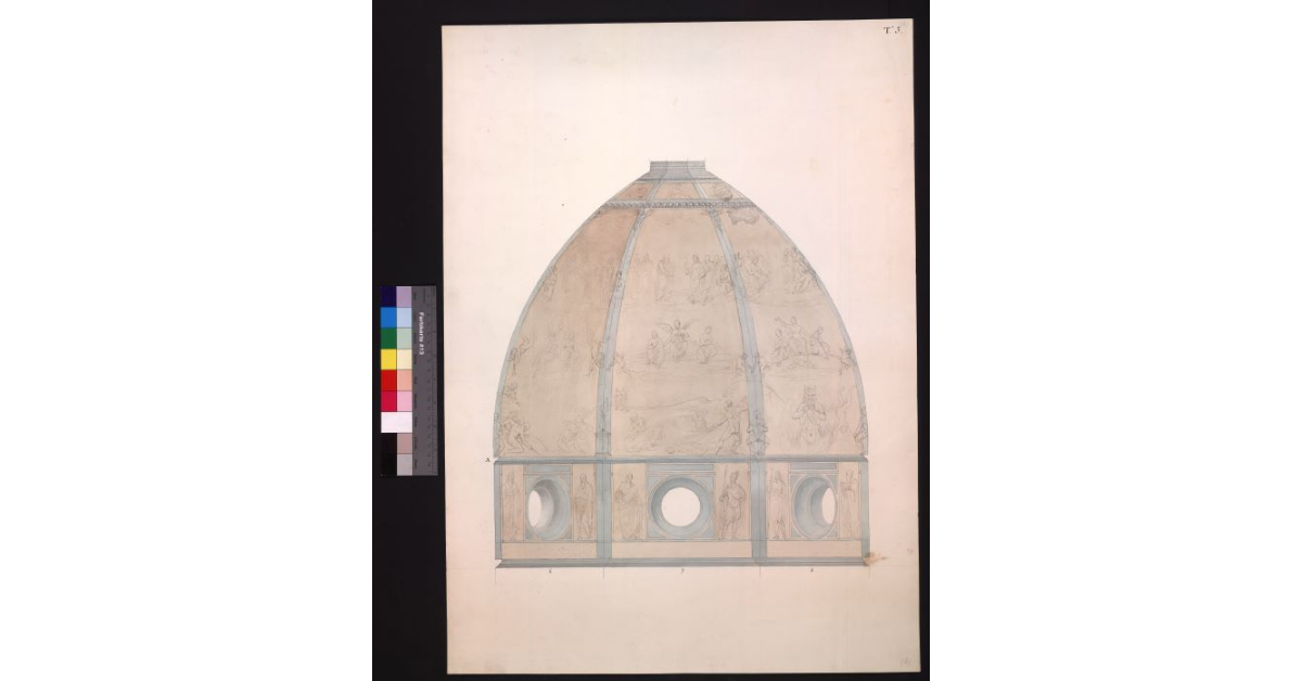 [Disegno della cupola del duomo di Firenze]