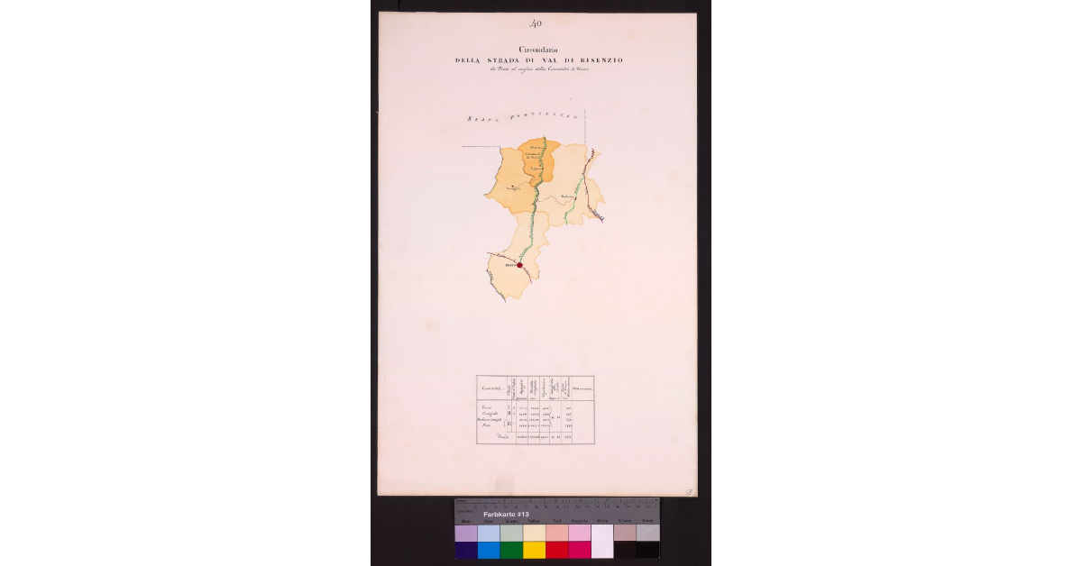 Circondario della Strada di Val di Bisenzio da Prato al confine della Comunità di Vernio