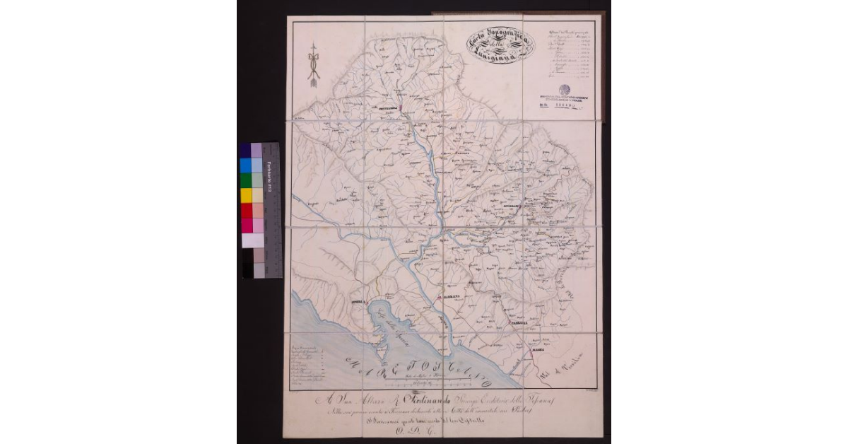 Carta Topografica della Lunigiana