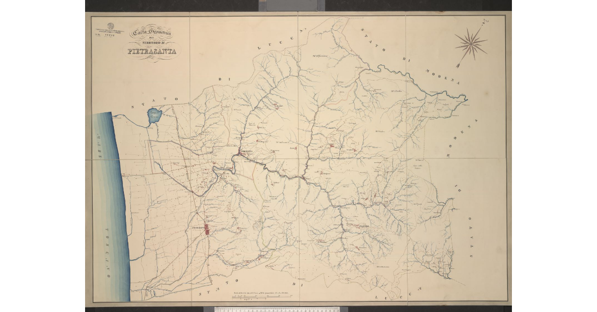 Carta geometrica del Territorio di Pietrasanta