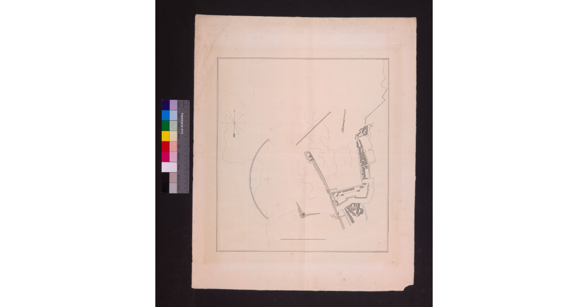 [Pianta del porto di Livorno]